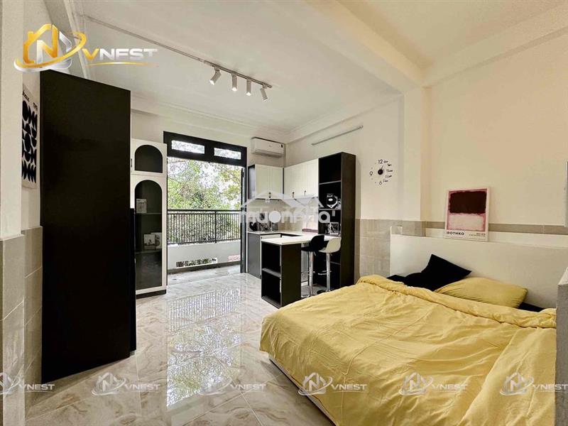 Căn hộ studio 30m2 ban công tô hiến thành quận 10_ full nội thất