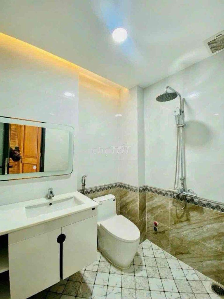 Hẻm xe hơi, 55m2 nhà 4 tầng, gần mặt tiền đường trần hưng đạo - 3