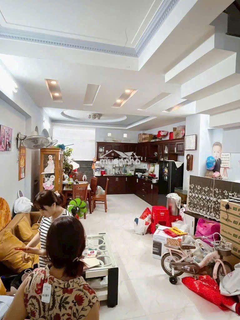 Cho thuê nhà hẻm 6m đường đỗ nhuậndt4,5x17m 1 trệt 2 lầu st 4pn 3wc - 2