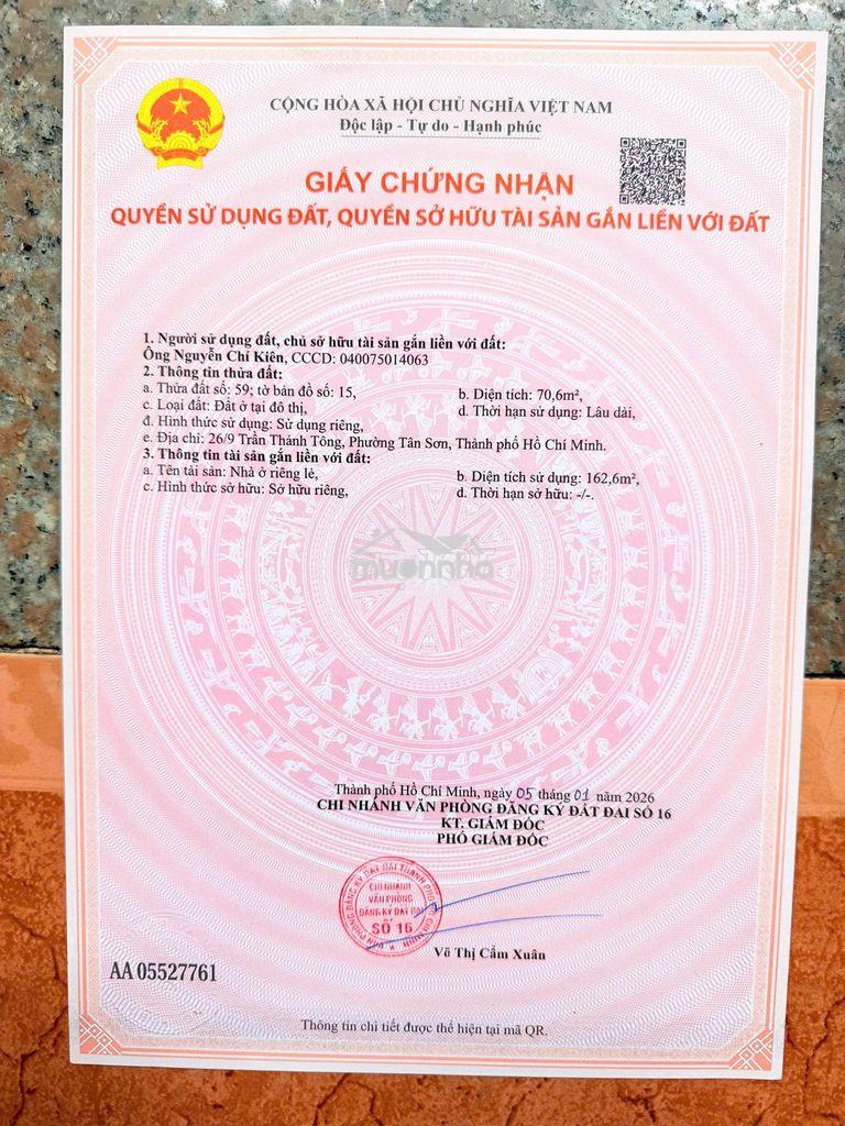 Bán nhà phường 15, quận tân bình, tp hcm.. - 3