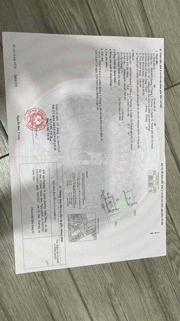 Chính chủ bán nhà 606/49/2 duong3/2, q10,an ninh, sầm uất, dễ cho thuê - 3