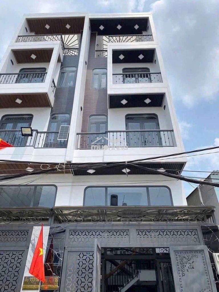 Nhà phố 4x14m 1lững 3 lầu đường 8m thông gần công viên tân thới hiệp21