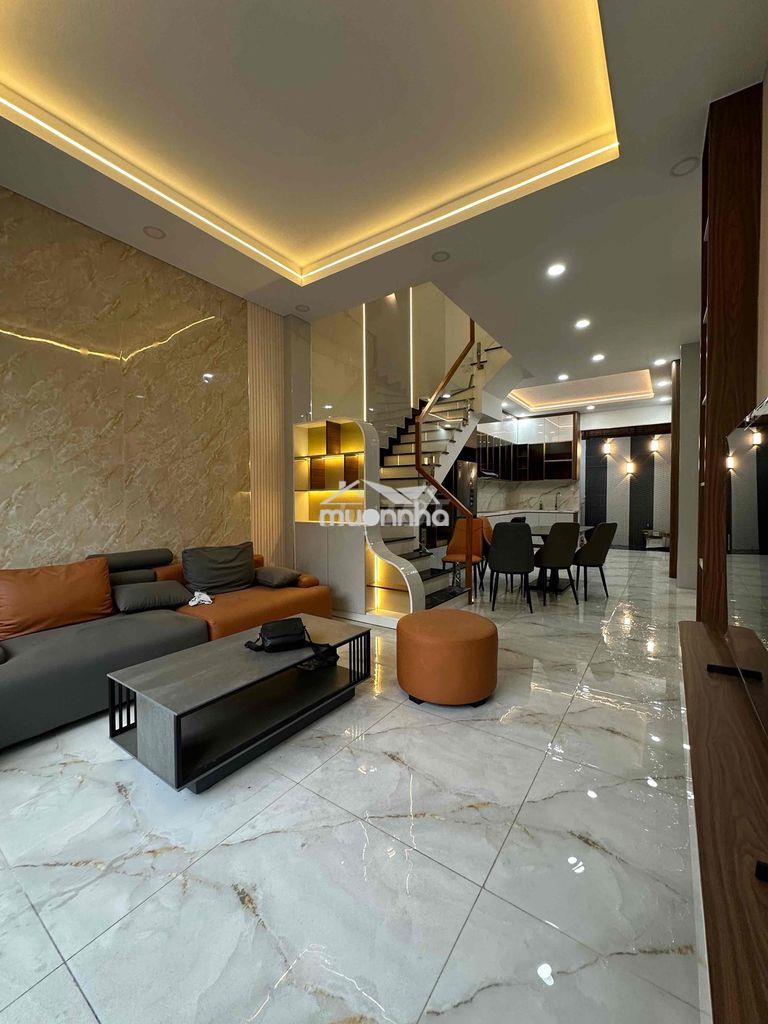 Ngay hà huy giáp - nhà mới full nội thất - 133m2 - 4 tầng - 4