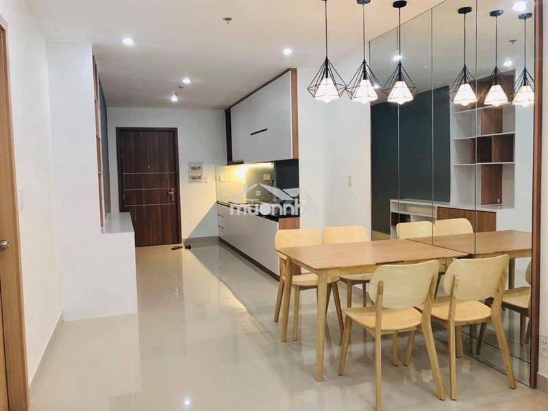 Cho thuê căn hộ 2pn cc cityland, nội thất cơ bản, lầu cao view thoáng