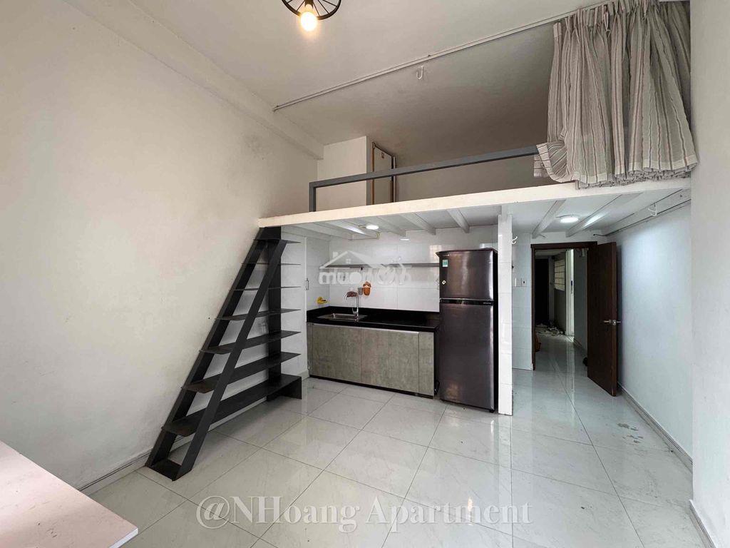 Cho thuê phòng gác balcon cửa sổ 25m2 full nt 3ng3xe ngay đbp q3 - 2