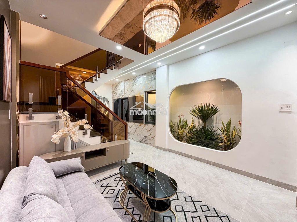Nhà mới đặng nguyên cẩn, 48m2, 3 tầng, 5 phòng, hẻm 5m kế chợ phú lâm - 3