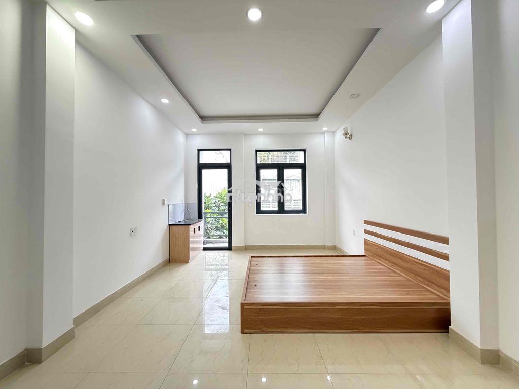 Phòng mới xây giá tốt ngay chợ tân trụ_ban công_full nội thất - 2