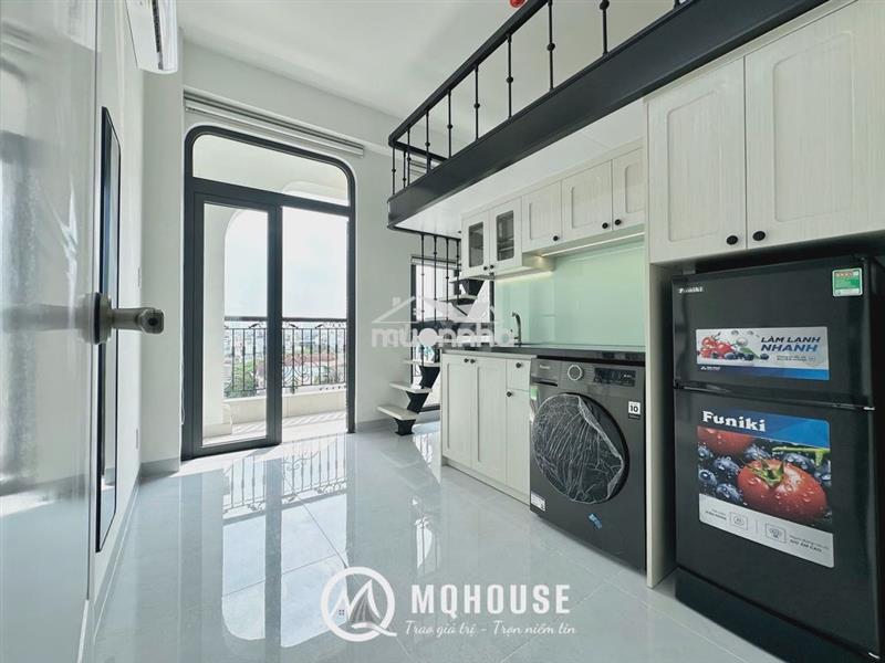 *** 1 phòng duplex gác máy giặt riêng đối diện cvpm quang trung