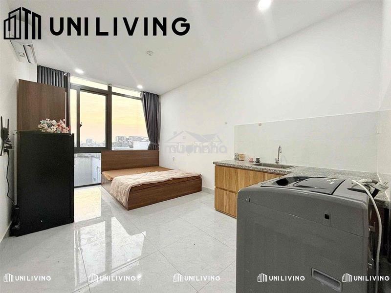 Studio cửa sổ trời full nội thất máy giặt riêng ngay vlu siêu thoáng