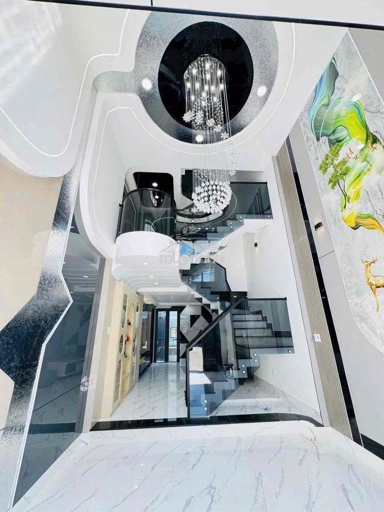 Bán gấp- nhà 5 tầng siêu đẹp, hxh nguyễn duy trinh, nội thất cao cấp - 2