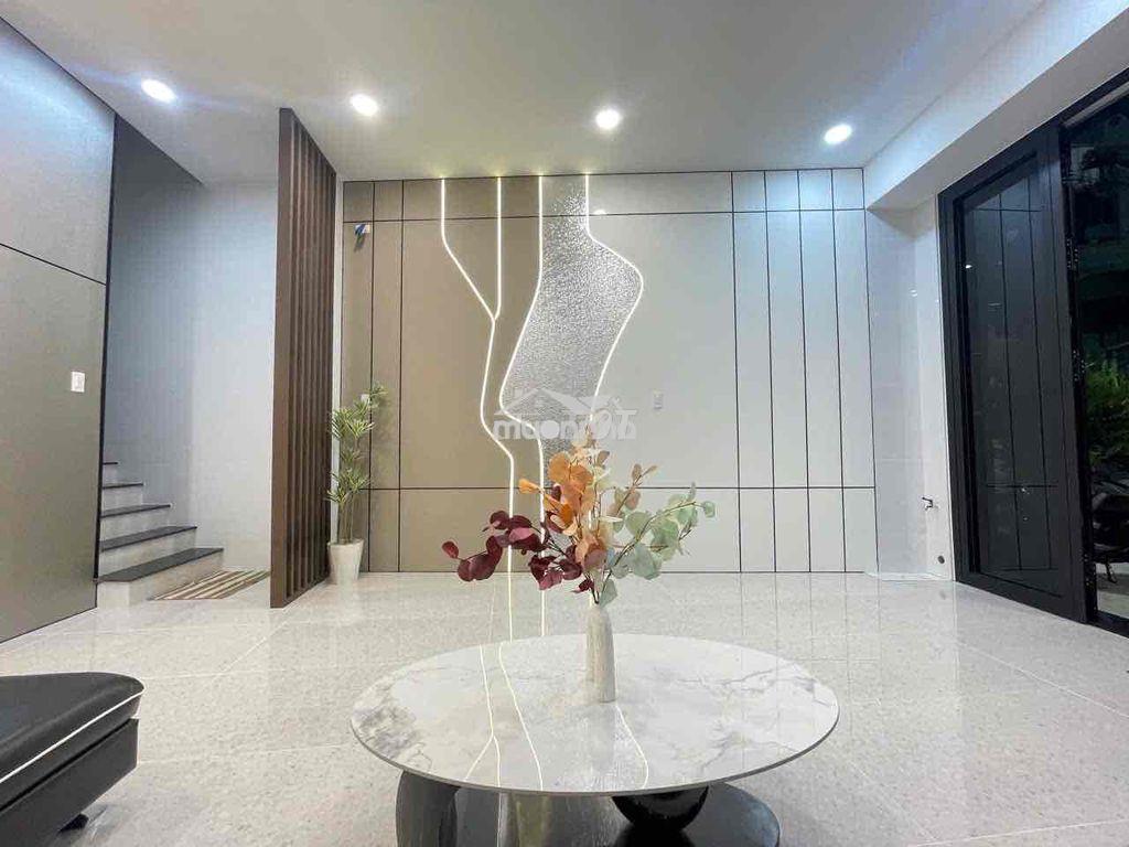 Bán nhà mới hẻm xe hơi ￼full nội thất thang máy thiết kế xịn 4pn, 3wc - 2