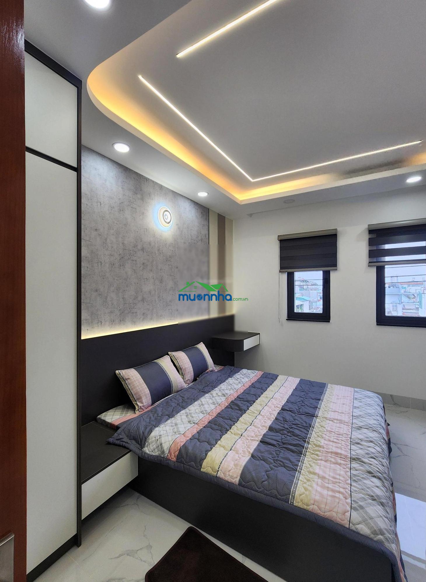 Nhà 5 phòng ngủ, dt 66m2 có phòng xông hơi dtsd 270m2 đường 6m thông cạnh lê văn quới hơn 7 tỷ - 2