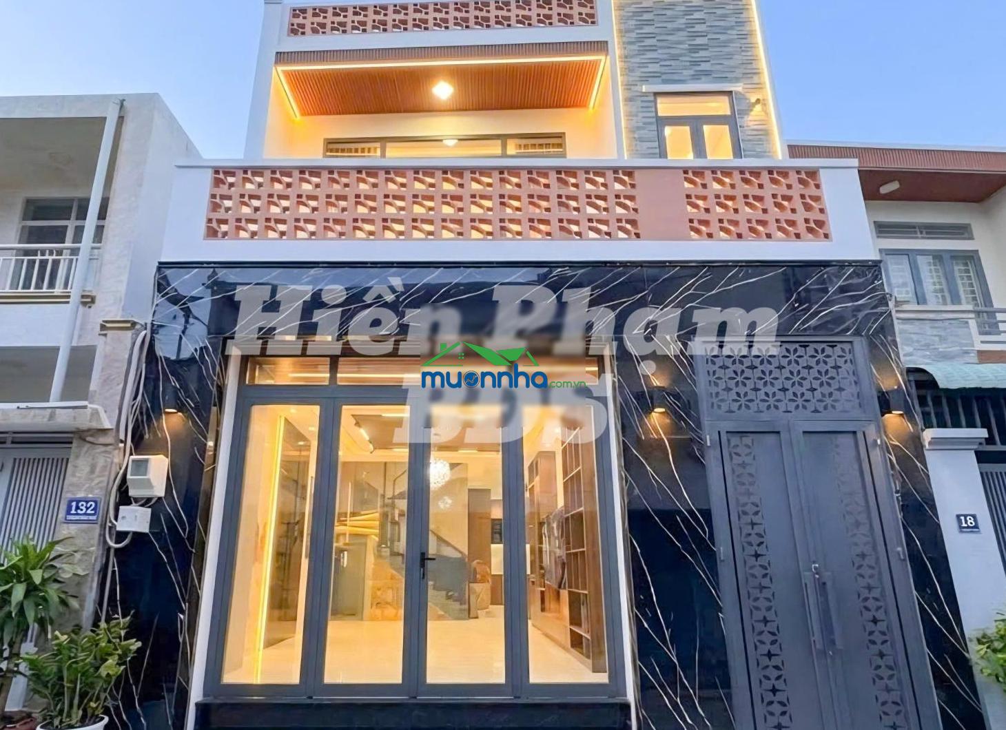 Nhà mới hiện đại full nt hẻm 588 huỳnh tấn phát - liền kề pmh - 2