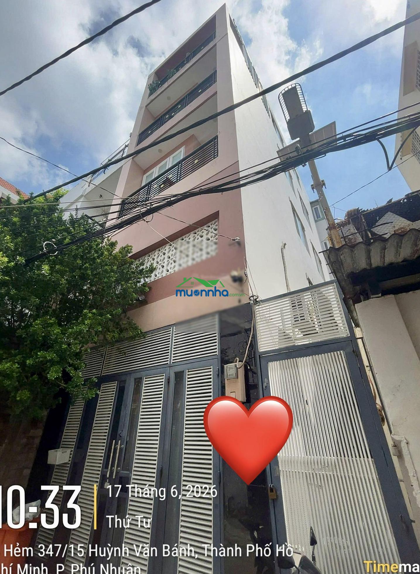 Huỳnh văn bánh, phú nhuận. dt 63.3m² xây 5 tầng có 9p đang cho thuê 10,9 tỷ tl - 2