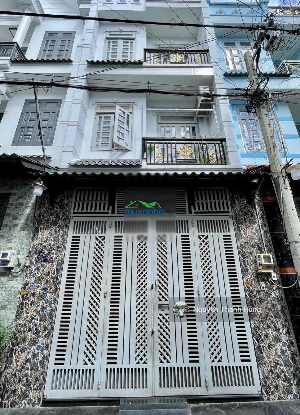 Bán nhà 3 tầng đúc khu phân lô tch08, quận 12 giá rẻ 4,99 tỷ, diện tích 52m² (4,3x13m) - 4