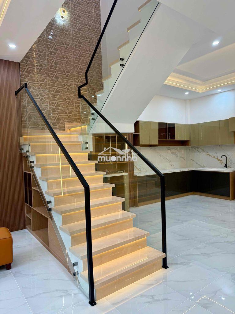 🍏🍏🍏 Nhà 1 trệt 1 lầu xây mới full nội thất hẻm 194 đường chiến lược - - 4