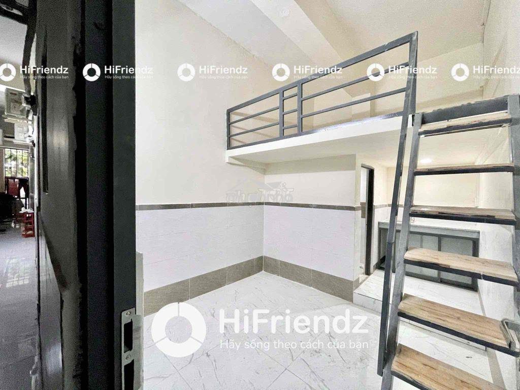 Phòng có gác sẵn máy lạnh ngay gần bùng binh phú lâm - 2