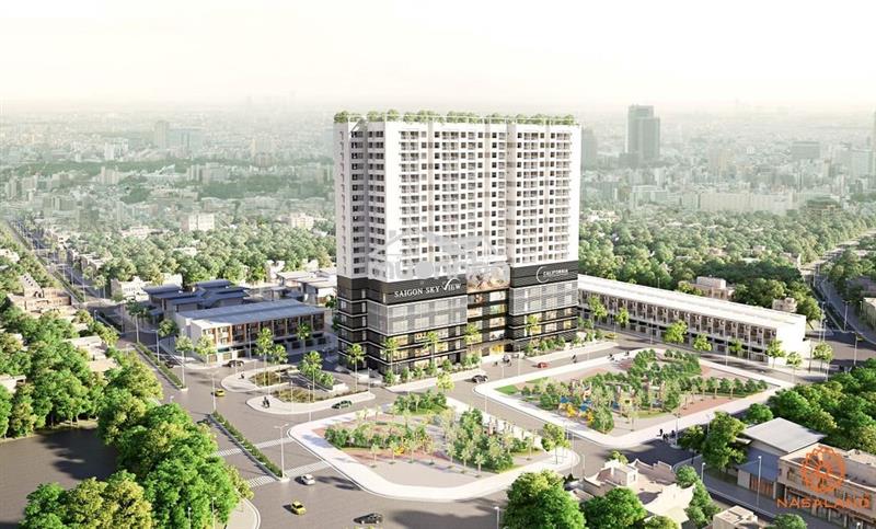 Chính chủ bán saigon skyview, 2 phòng ngủ, chênh 350 triệu