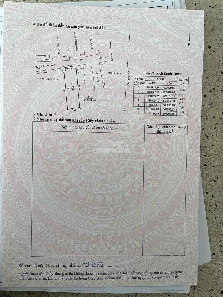Chủ cần bán nhà cấp 4 tiện xd như hình - 3
