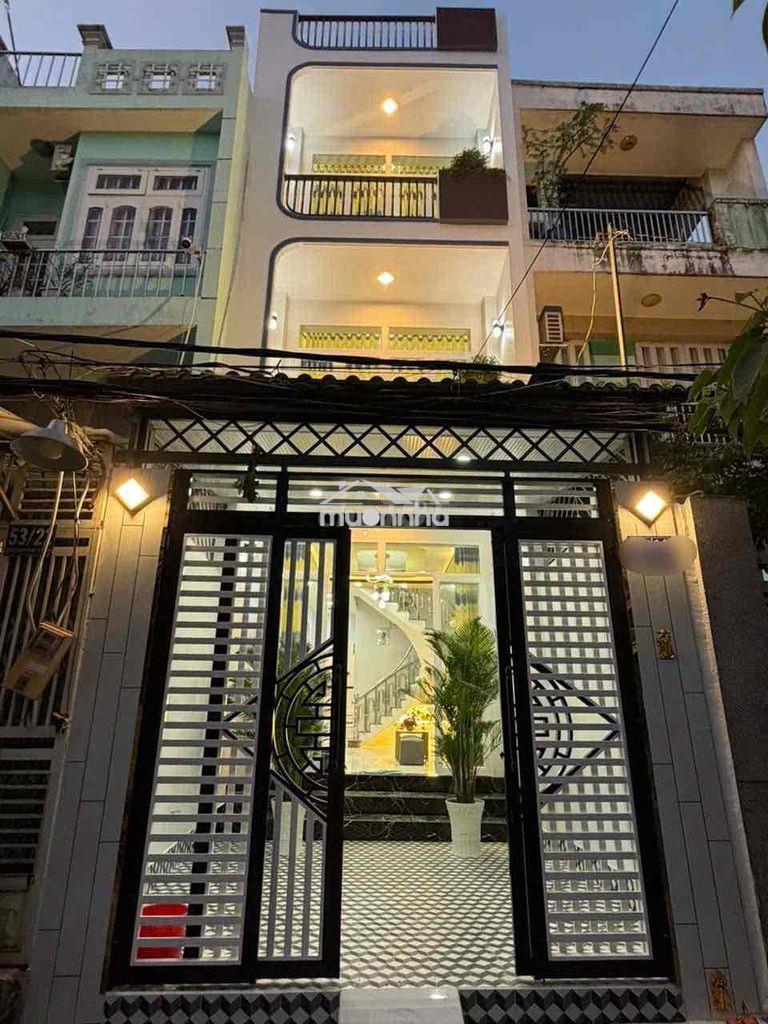 Bán nhà 4x16m, 1 trệt 2 lầu, 4pn, hẻm 5m dương tự quán, bình tân