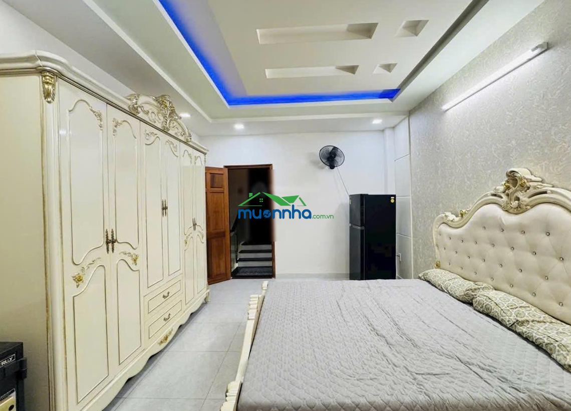 Xe hơi 8m thông-khu phân lô đồng bộ cao tầng-nhà đẹp o ngay-62m2-5tầng-5pn-6wc-cống lo p15 tb-8tỷtl - 4