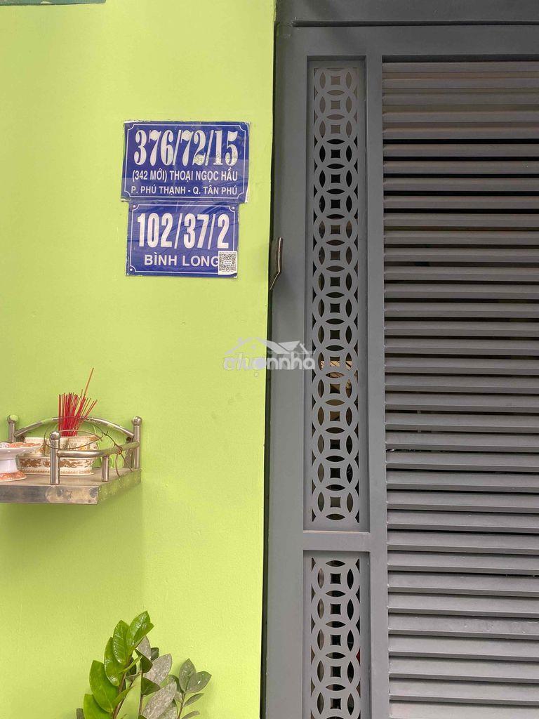 Phòng trọ mt hẻm 342 thoại ngọc hầu phường phú thạnh quận tân phú - 2