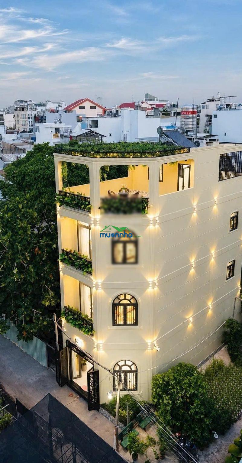 Căn góc ngang 5m dài 13m - 4 tầng - nhà mới full nội thất - hẻm xe hơi - ngay siêu thị emart 2 - 3