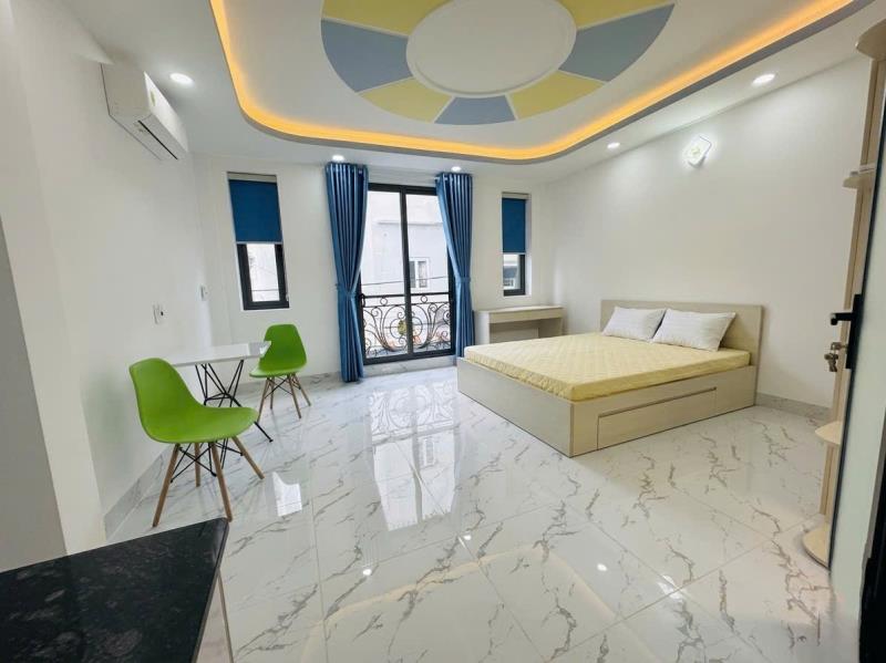 Khai trương căn hộ mới phan văn trị – phòng rộng – cửa sổ lớn nhiều ánh sáng – gần chợ bà chiểu - gần đh văn lang