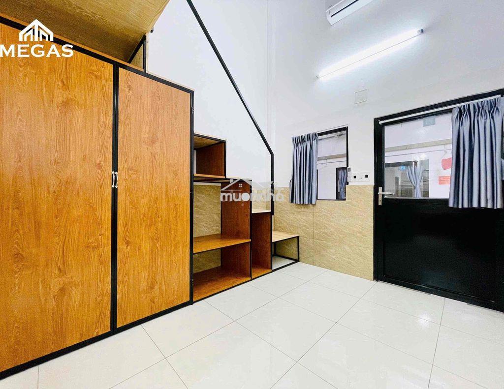 Phòng gác cao 2m cửa sổ trời đầy đủ nội thất ngay tô ký, chợ bắp - 2