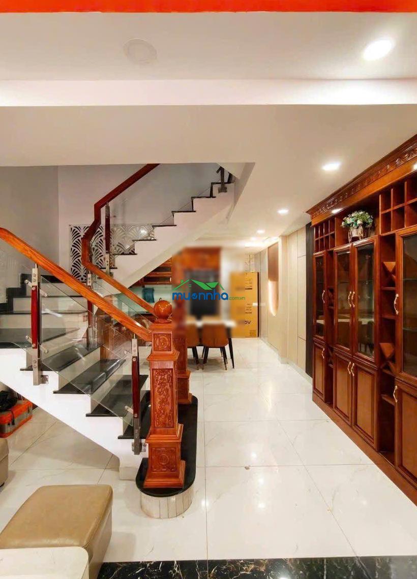 Nhà nguyễn quý yên kinh doanh sầm uất dt 45m2 gần chợ hoàn công đầy đủ chỉ 4,3 tỏi - 2
