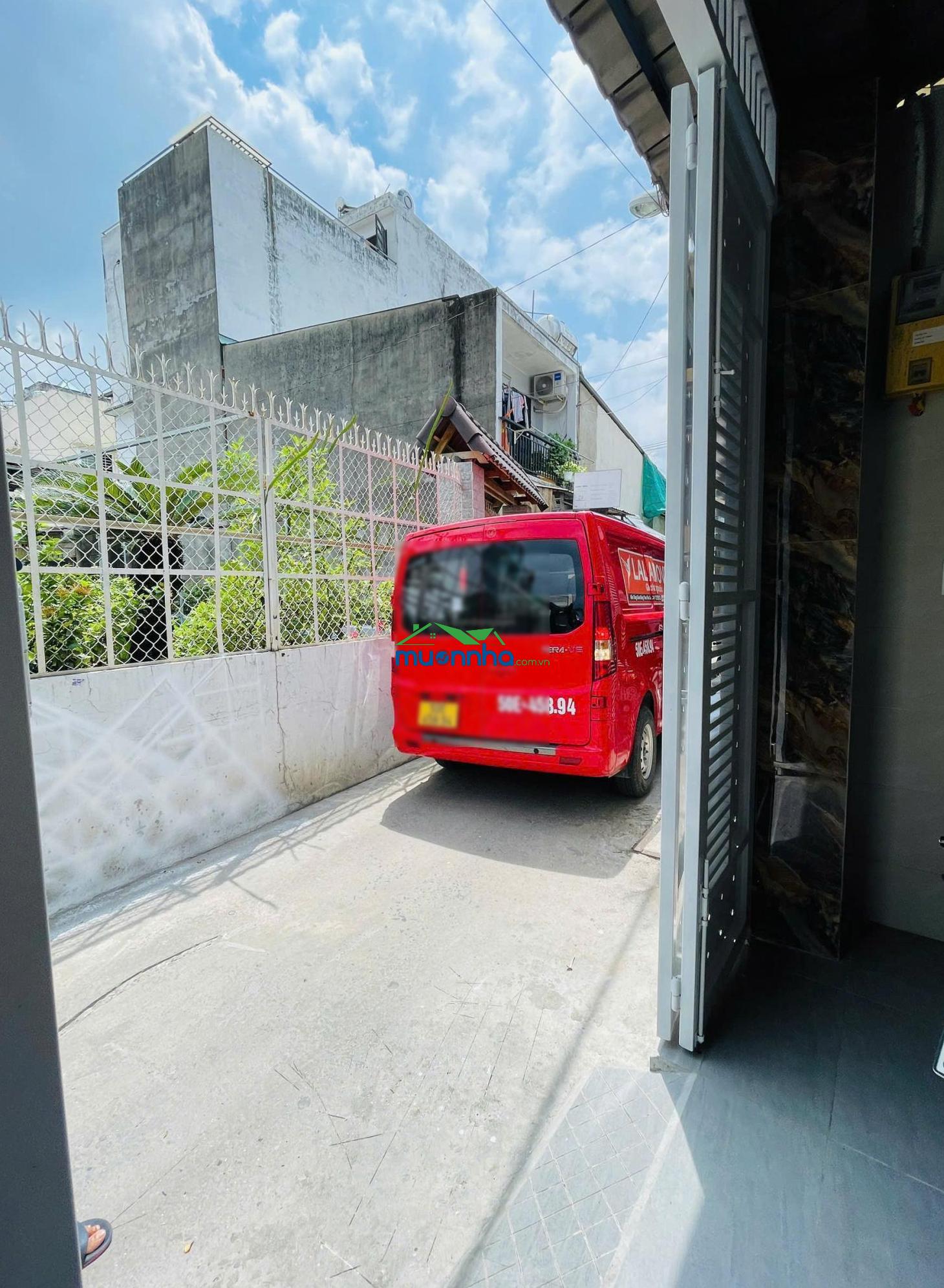 Bán nhà hẻm nhựa xe hơi gần chợ hiệp bình - ra đường phạm văn đồng 5p