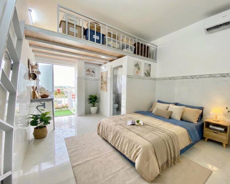 Duplex ban công thoáng mát giá rẻ ngay gần ngã tư bình thái