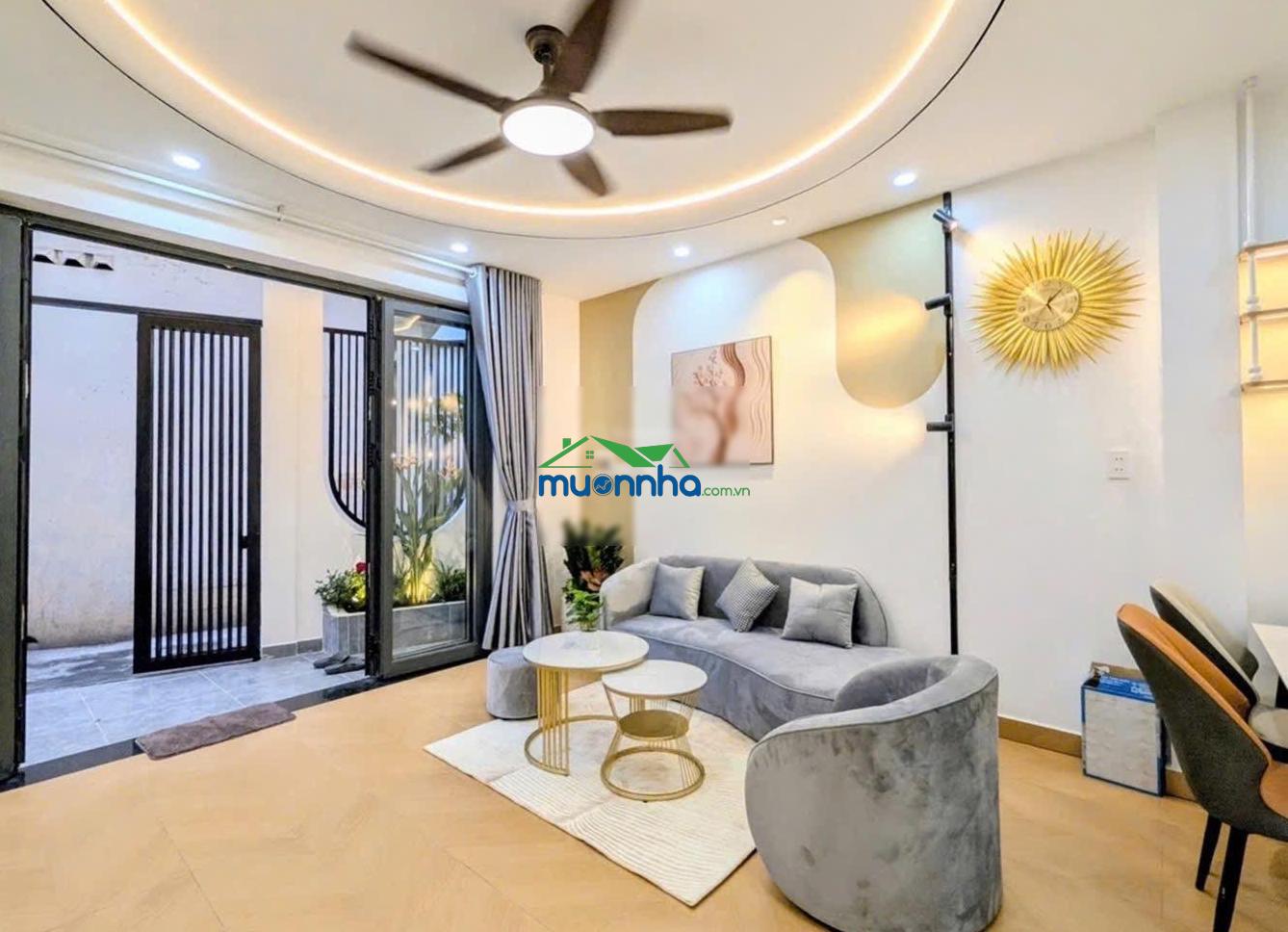 Nhà mới nguyễn văn đậu - gần đh văn lang - 45m2 - sát hxh thông - ngang 5m - hẻm nhựa sạch