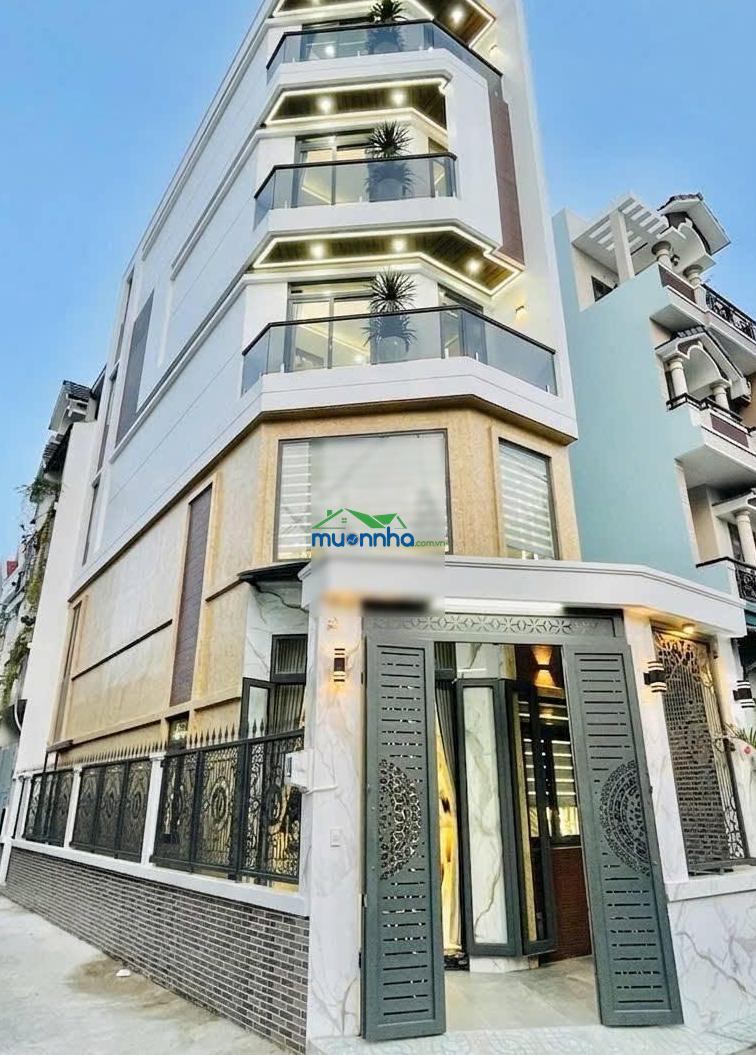 Cần thu hồi vốn, bán nhanh căn góc 2 mặt tiền 5 tầng mới tinh, hẻm 8m lê văn quới - 8,6 tỷ