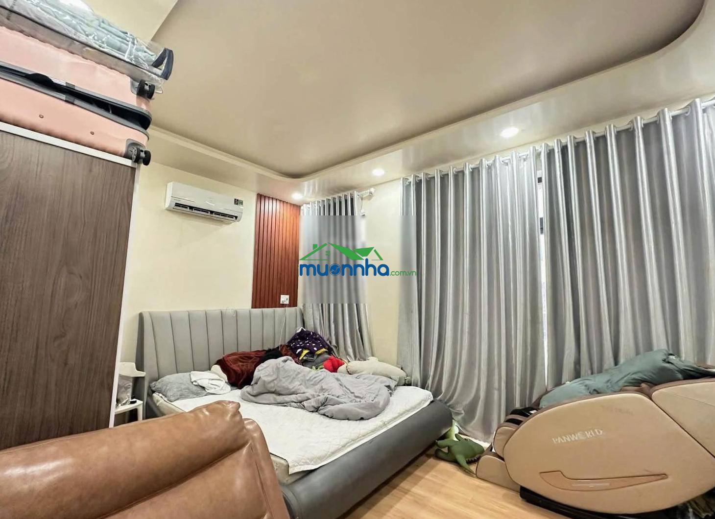 Ngang 5m giáp tên lửa q6 đường 8m thông khu nhà cao tầng không lộ giới - 2