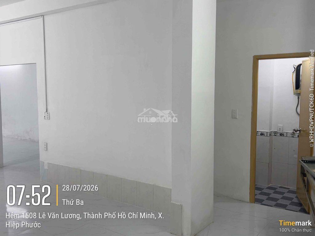 Nhà 1508 lê văn lương 1 trệt, 1 lầu hẻm ô tô không ngập - 4
