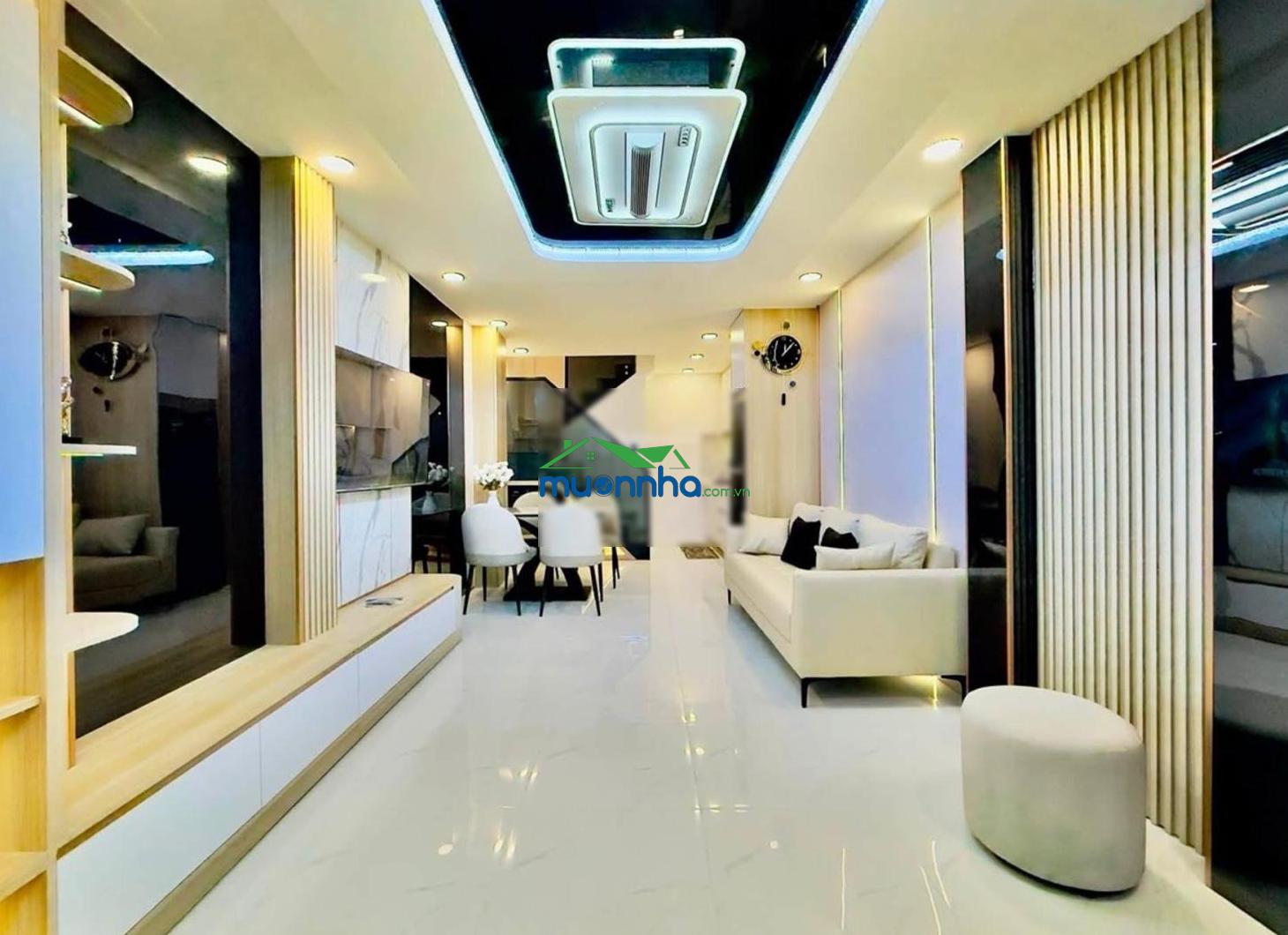 Lê văn duyệt, phường gia định giáp quận 1 nhà 4 tầng full nội thất hẻm thông sd 115m - 3