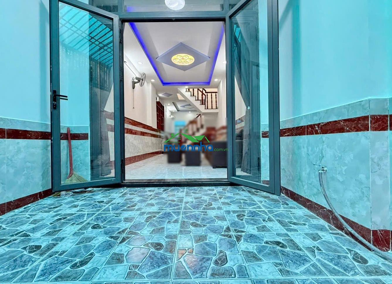 3,85 tỷ - nhà mới 53m2 - shr - full nội thất - đông bắc cv quang trung - q12