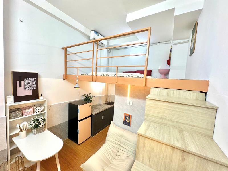Căn hộ duplex siêu xinh - full nội thất - gần chợ bà chiểu, siêu thị emart gò vấp