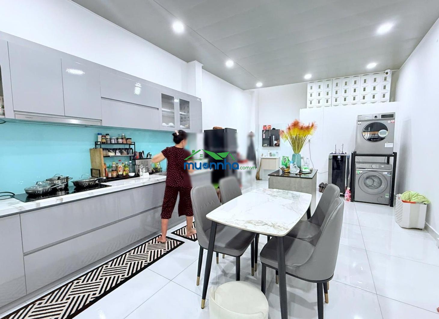 Nhà mới hẻm an ninh cách mặt tiền 10m, 2pn 3wc, sân rộng, không quy hoạch, sổ hồng riêng - 3