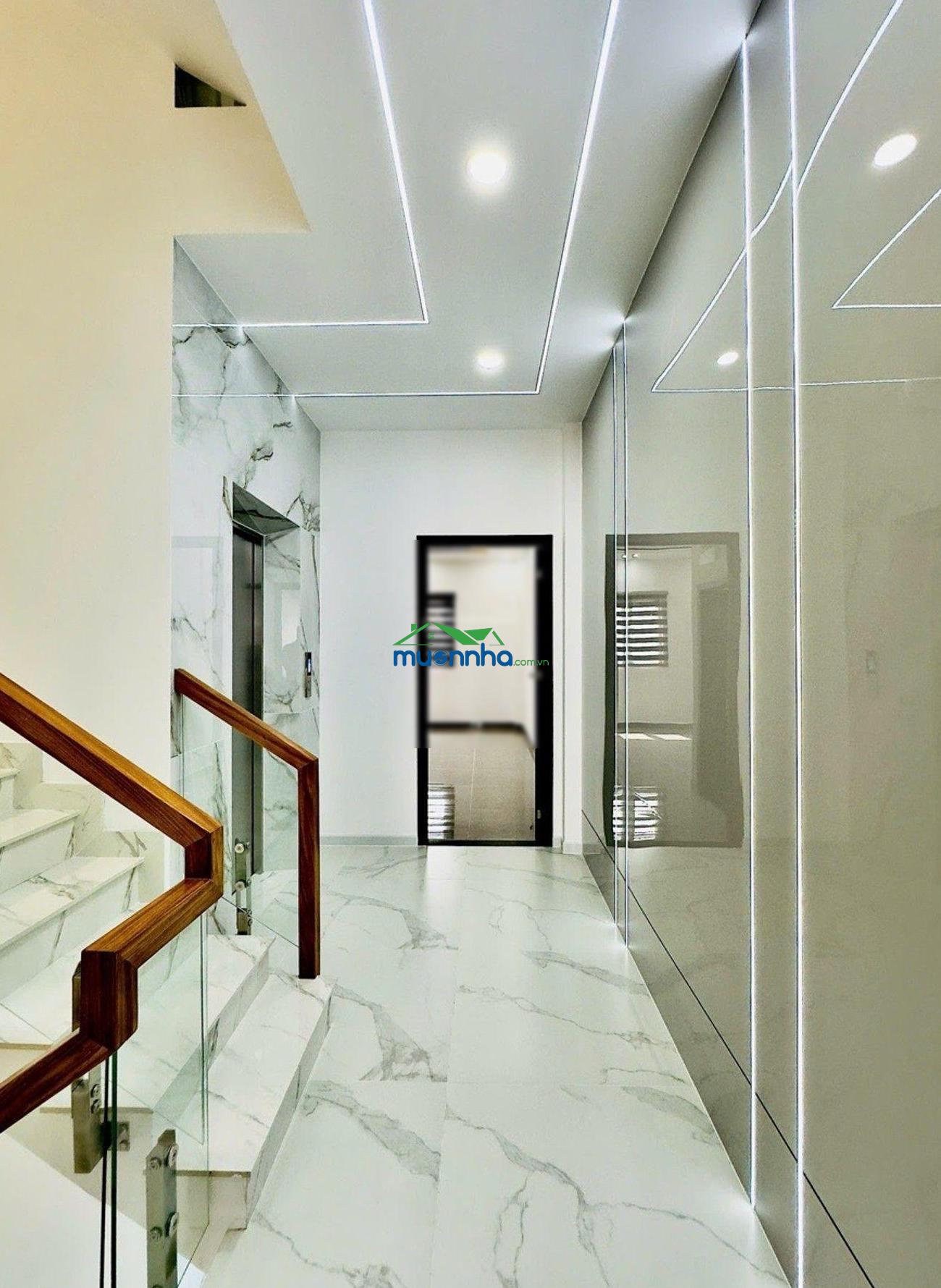 Cần b.á.n nhà đường xe tải kinh doanh gần 100m2 (4x23) 6tầng xây mới 6 phòng 7 wctặng full nội thất