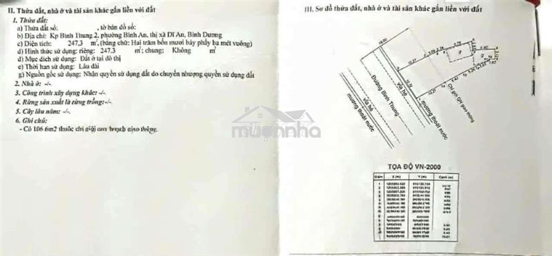 Bán nhà mặt tiền bình dương 