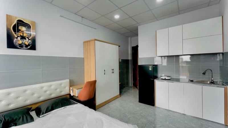 Cho thuê căn hộ có ban công, gần đại học gtvt - nơ trang long, quận bình thạnh
