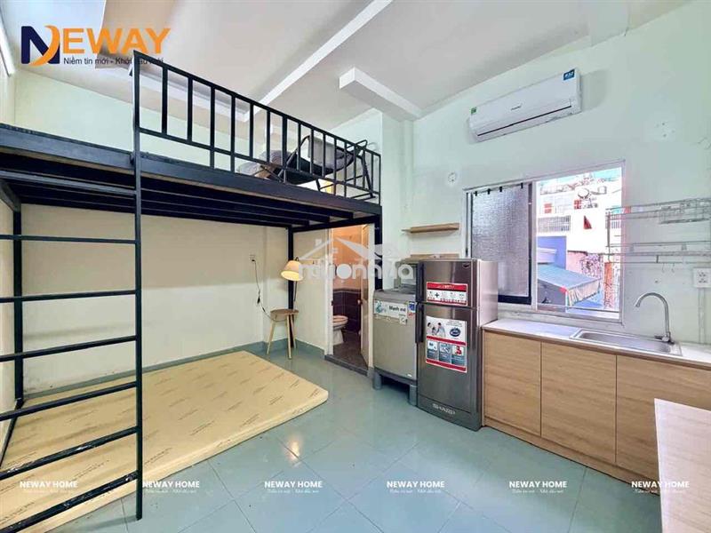 Duplex cửa sổ trời đầy đủ nội thất gần đh văn hiến - công thương