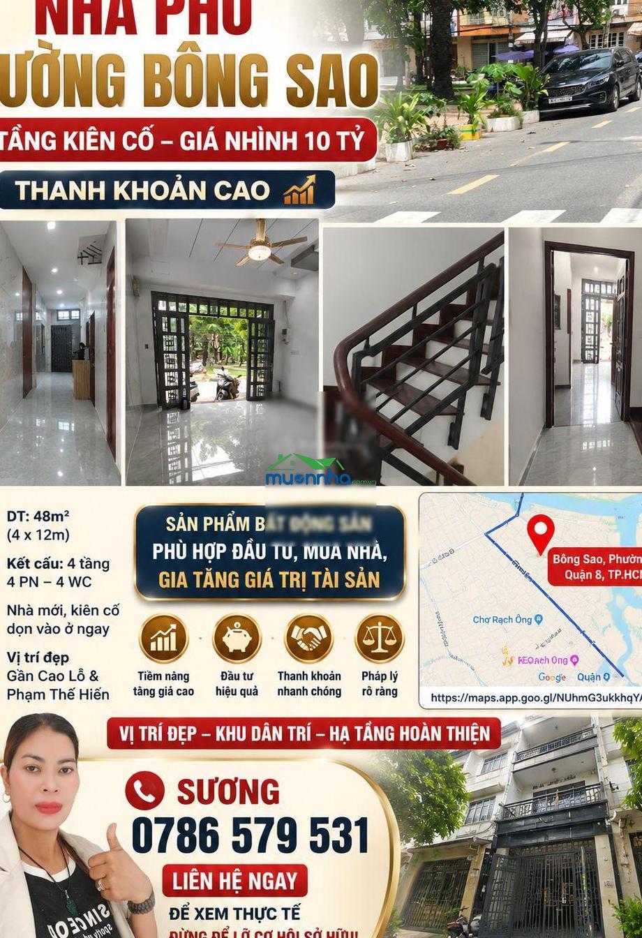Bông sao 150m2 khu vip mặt tiền kinh doanh 4 tầng .nhỉnh 10 đồng - 4