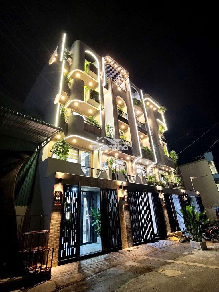 Siêu phẩm luxury 4m x 22m. 4 tầng thang máy. 1/ hẻm 8m thạnh xuân 25 - 3