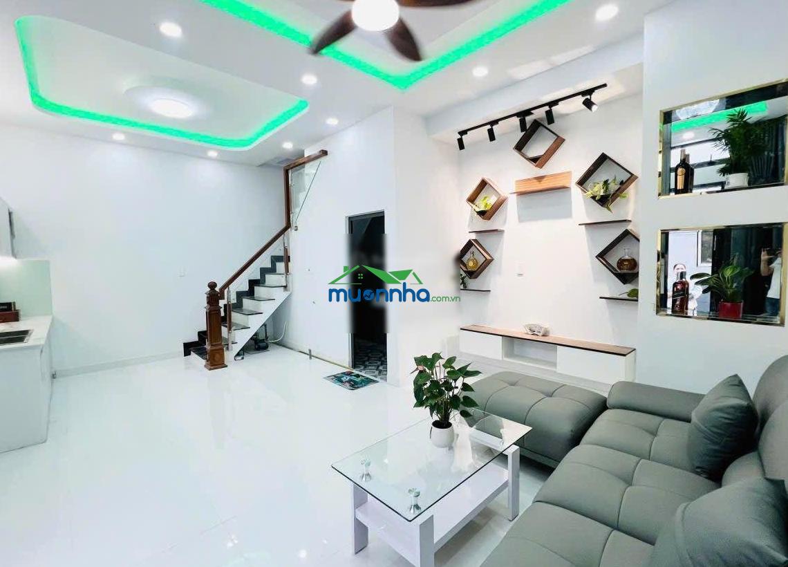 Bán nhà mới xây 2 tầng ngay cầu số 2, ngang 6,8m, sổ hồng riêng, hoàn công, chỉ 4,2 tỷ - 4