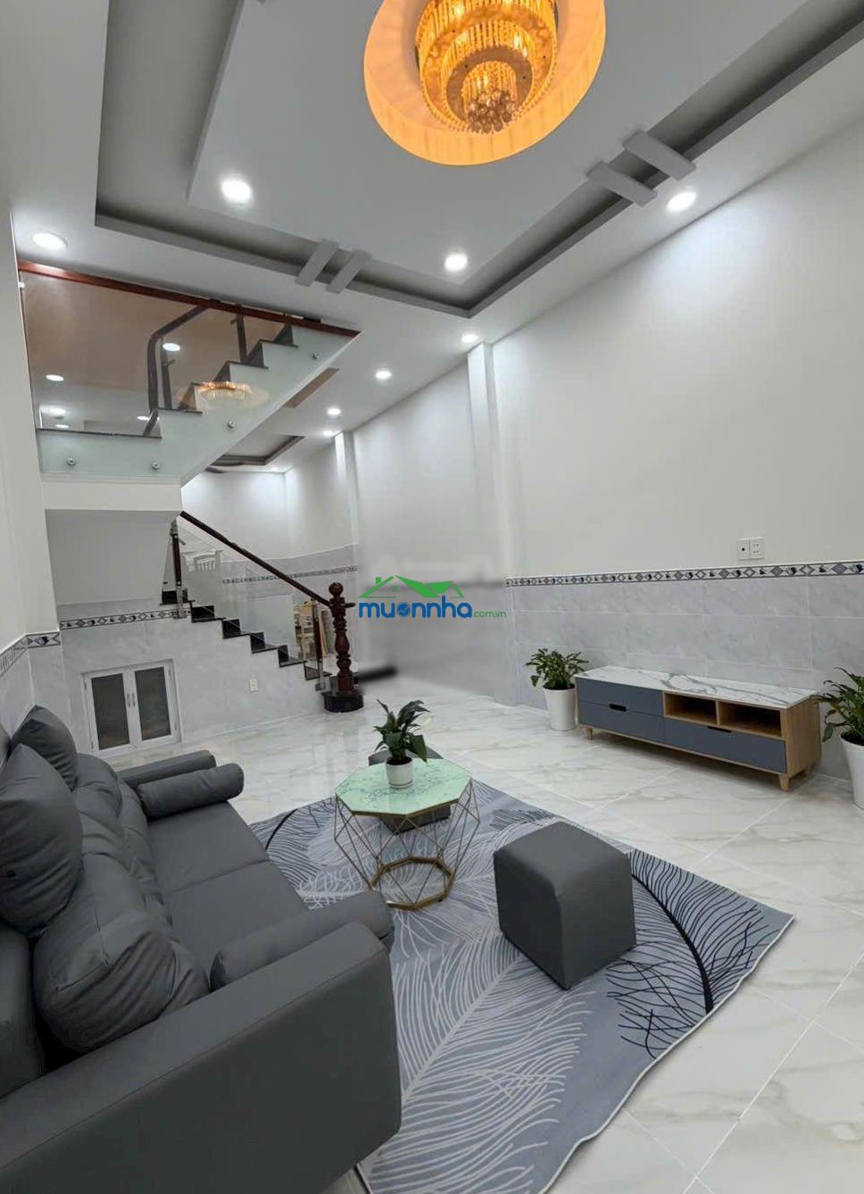 Bán nhà 2 tầng mới xây hẻm 308 huỳnh tấn phát ngay khu chế xuất tân thuận 55m2, giá 5,59 tỷ