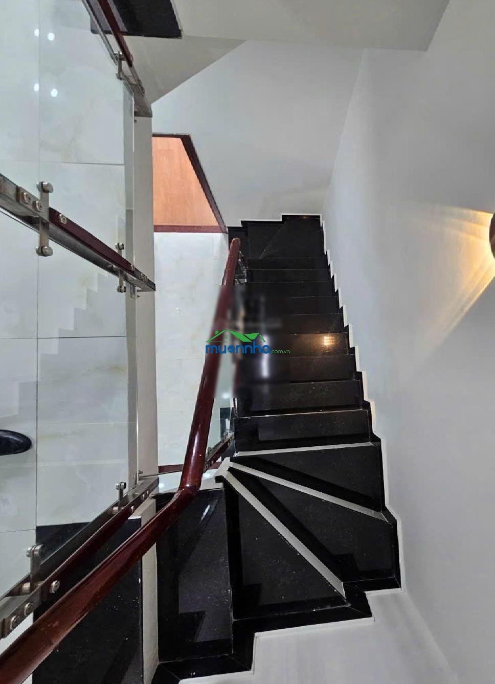 Nhà mới 3 lầu hẻm 5m ngay bình phú đường an dương vương - 4