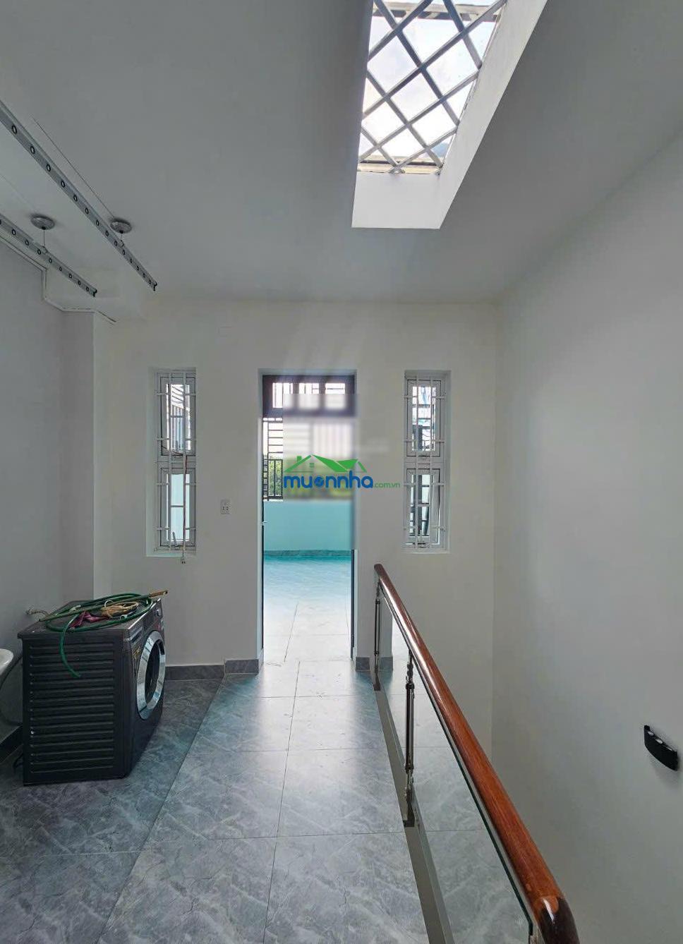 Nhà mới 3 lầu hẻm 5m ngay bình phú đường an dương vương - 2